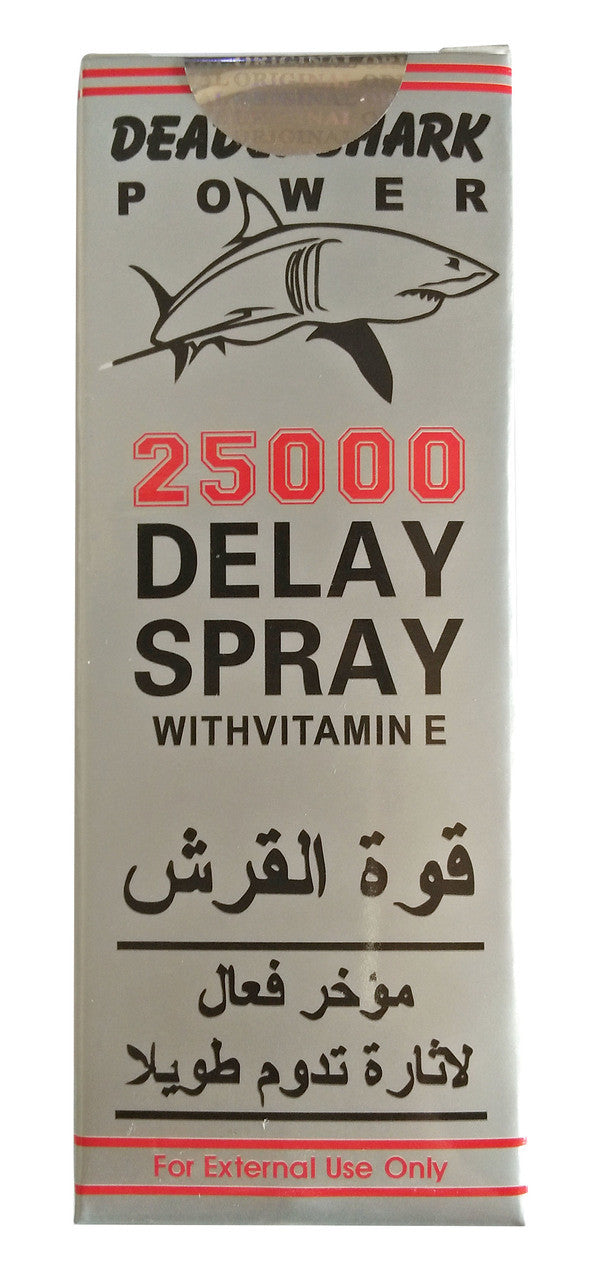 Deadly Shark Power 25000 Delay Spray with Vitamin E 40ML