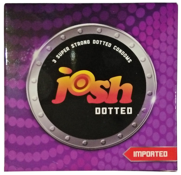 Josh Super Strong ( Dotted ) Condoms 3 Pieces